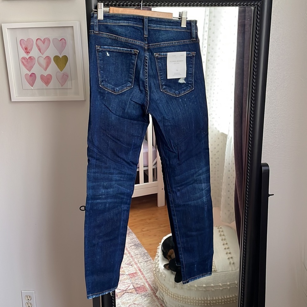 NWT Flying Monkey Distressed Skinny Jean - Picture 3 of 5
